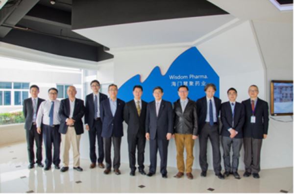 宇部興産山本社長來訪慧聚藥業(yè)